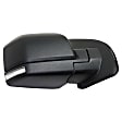 2015-2018 Ford F-150 - Passenger Side Mirror, Power Adjust, Heated, Manual Folding, Textured Black, In-housing Signal Light, No Memory, No Puddle Light, No Auto-Dimming, With Blind Spot Glass