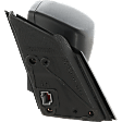 2017 Ford Focus - Driver Side Mirror, Power Adjust, Non-Heated, Textured Black, Manual Folding, No Signal Light, With Blind Spot Glass, No Memory, No Puddle Light, No Auto-Dimming, Sedan