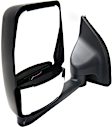 Driver Side Towing Mirror, Power Adjust, Manual Folding, Heated, Paintable, No Signal Light, No Memory, No Puddle Light, No Auto-Dimming, With Blind Spot Glass