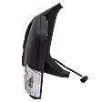 Driver Side Mirror, Power Adjust, Heated, Manual Folding, Textured Black, In-housing Signal Light, No Memory, No Puddle Light, No Auto-Dim, No Blind Spot Feature