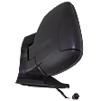 Driver Side Mirror, Power Adjust, Non-Heated, Manual Folding, Textured Black, No Signal Light, No Memory, No Puddle Light, No Auto-Dim, No Blind Spot Feature