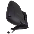 2018 Ford Transit-350 - Passenger Side Mirror, Power Adjust, Non-Heated, Textured Black, Manual Folding, No Signal Light, No Blind Spot Feature, No Memory, No Puddle Light, No Auto-Dimming