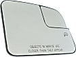 2011 Ford Edge - Mirror Glass Passenger Side, For Models Without Blind Spot Information System, Production Date Up To February 8 2011, Heated, With Blind Spot Glass, No Signal Light