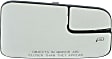 2011 Ford Edge - Mirror Glass Passenger Side, For Models Without Blind Spot Information System, Production Date Up To February 8 2011, Heated, With Blind Spot Glass, No Signal Light