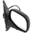 Passenger Side Mirror, Power Adjust, Manual Folding, Non-Heated, Textured Black, No Signal Light, No Memory, No Puddle Light, No Auto-Dimming, No Blind Spot Feature