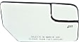 Passenger Side Mirror Glass, Heated, with Blind Spot Glass, No Turn Signal Light, with Auto-Dimming, with Blind Spot Glass