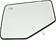 Driver Side Mirror Glass, Heated, No Blind Spot Feature