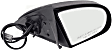 Passenger Side Mirror, Power Adjust, Non-Folding, Non-Heated, Textured Black, No Signal Light, No Memory, No Puddle Light, No Auto-Dimming, No Blind Spot Feature