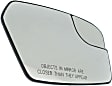 2011 Ford Fusion Sport - Mirror Glass Passenger Side, For Models Without Blind Spot Information System, Non-Heated, With Blind Spot Glass, No Signal Light