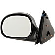 Driver Side Mirror, Non-Towing, Manual Adjust, Manual Folding, Non-Heated, Textured Black, No Signal Light, No Memory, No Puddle Light, No Auto-Dimming, No Blind Spot Feature