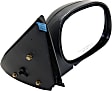 Passenger Side Mirror, Manual Adjust, Manual Folding, Non-Heated, Textured Black, No Signal Light, No Memory, No Puddle Light, No Auto-Dimming, No Blind Spot Feature