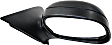 Passenger Side Mirror, Manual Adjust, Manual Folding, Non-Heated, Textured Black, No Signal Light, No Memory, No Puddle Light, No Auto-Dimming, No Blind Spot Feature