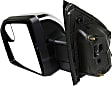 2018 Ford F-150 - Driver Side Mirror, Power Adjust, Heated, Chrome, Power Folding, In-housing Signal Light, With Blind Spot Glass, With Memory, With Puddle Light, No Auto-Dimming