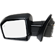Driver Side Mirror, Power Adjust, Heated, Power Folding, Paintable, In-housing Signal Light, With Memory, With Puddle Light, No Auto-Dim, With Blind Spot Detection in Glass