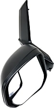 Driver Side Mirror, Non-Towing, Manual Adjust, Manual Folding, Non-Heated, Textured Black, No Signal Light, No Memory, No Puddle Light, No Auto-Dimming, With Blind Spot Glass
