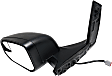 2021 Ford Transit Connect XLT - Driver Side Mirror, Power Adjust, Heated, Textured Black, Manual Folding, No Signal Light, With Blind Spot Glass, No Memory, No Puddle Light, No Auto-Dimming