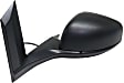 2021 Ford Transit Connect XLT - Driver Side Mirror, Power Adjust, Heated, Textured Black, Manual Folding, No Signal Light, With Blind Spot Glass, No Memory, No Puddle Light, No Auto-Dimming