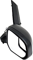 2021 Ford Transit Connect - Passenger Side Mirror, Power Adjust, Heated, Textured Black, Manual Folding, No Signal Light, With Blind Spot Glass, No Memory, No Puddle Light, No Auto-Dimming