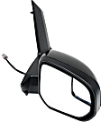 Passenger Side Mirror, Non-Towing, Power Adjust, Power Folding, Heated, Paintable, No Signal Light, No Memory, No Puddle Light, No Auto-Dimming, With Blind Spot Glass