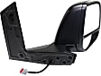 2021 Ford Transit Connect XL - Passenger Side Towing Mirror, Power Adjust, Heated, Textured Black, Manual Folding, No Signal Light, With Blind Spot Glass, No Memory, No Puddle Light, No Auto-Dimming
