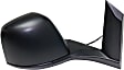 2021 Ford Transit Connect XL - Passenger Side Towing Mirror, Power Adjust, Heated, Textured Black, Manual Folding, No Signal Light, With Blind Spot Glass, No Memory, No Puddle Light, No Auto-Dimming