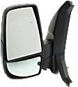 Driver Side Mirror, Power Adjust, Non-Heated, Manual Folding, Textured Black, No Signal Light, No Memory, No Puddle Light, No Auto-Dimming, No Blind Spot Feature