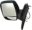 Driver Side Mirror, Power Adjust, Non-Heated, Manual Folding, Textured Black, No Signal Light, No Memory, No Puddle Light, No Auto-Dimming, No Blind Spot Feature