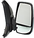 Passenger Side Mirror, Power Adjust, Non-Heated, Manual Folding, Textured Black, No Signal Light, No Memory, No Puddle Light, No Auto-Dim, No Blind Spot Feature