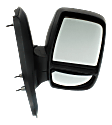 Passenger Side Mirror, Manual Adjust, Non-Heated, Manual Folding, Textured Black, Short Roof Vehicle, Short Arm