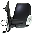 Driver Side Mirror, Power Adjust, Heated, Manual Folding, Textured Black, In-housing Signal Light, No Memory, No Puddle Light, No Auto-Dimming, No Blind Spot Feature