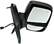 Passenger Side Mirror, Power Adjust, Heated, Manual Folding, Textured Black, In-housing Signal Light, No Memory, No Puddle Light, No Auto-Dimming, No Blind Spot Feature