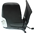 Passenger Side Mirror, Power Adjust, Heated, Manual Folding, Textured Black, In-housing Signal Light, No Memory, No Puddle Light, No Auto-Dimming, No Blind Spot Feature