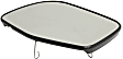 2002-2005 Ford Explorer - Driver Side Mirror Glass, Non-Heated, No Blind Spot Feature, Backing Plate Included