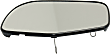 2002-2005 Ford Explorer - Driver Side Mirror Glass, Non-Heated, No Blind Spot Feature, Backing Plate Included