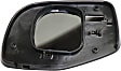 Passenger Side Mirror Glass, Non-Heated, No Blind Spot Feature