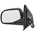Driver Side Mirror, Power Adjust, Manual Folding, Heated, Textured Black, No Signal Light, No Memory, No Puddle Light, No Auto-Dimming, No Blind Spot Feature
