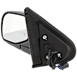 Driver Side Mirror, Power Adjust, Manual Folding, Heated, Textured Black, No Signal Light, No Memory, No Puddle Light, No Auto-Dimming, No Blind Spot Feature