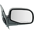 Passenger Side Mirror, Manual Adjust, Manual Folding, Non-Heated, Textured Black, No Signal Light, No Memory, No Puddle Light, No Auto-Dimming, No Blind Spot Feature