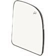 Passenger Side, Upper Mirror Glass, Heated, No Blind Spot Feature