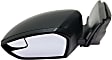 Driver Side Mirror, Power Adjust, Manual Folding, Non-Heated, Textured Black, No Signal Light, No Memory, No Puddle Light, No Auto-Dimming, No Blind Spot Feature