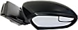 Passenger Side Mirror, Power Adjust, Manual Folding, Non-Heated, Paintable, No Signal Light, No Memory, No Puddle Light, No Auto-Dimming, No Blind Spot Feature