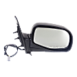 Passenger Side Mirror, Power, Manual Folding, Non-Heated, Textured Black, No Signal Light, No Memory, No Puddle Light, No Auto-Dimming, No Blind Spot Feature