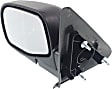 Driver Side Mirror, Manual Adjust, Manual Folding, Non-Heated, Paintable, No Signal Light, No Memory, No Puddle Light, No Auto-Dimming, No Blind Spot Feature