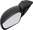 Driver Side Mirror, Power Adjust, Manual Folding, Non-Heated, Paintable, No Signal Light, No Memory, No Puddle Light, No Auto-Dimming, With Blind Spot Detection in Glass