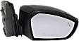 2017 Ford Escape - Passenger Side Mirror, Power Adjust, Non-Heated, Paintable, Manual Folding, No Signal Light, With Blind Spot Detection in Glass, No Memory, No Puddle Light, No Auto-Dim
