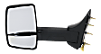 4-bolt mount, Driver Side Towing Mirror, Manual Adjust, Non-Heated, Manual Folding, Paintable, In-housing Signal Light, No Memory, No Puddle Light, No Auto-Dimming, No Blind Spot Feature