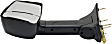 4-bolt mount, Driver Side Towing Mirror, Manual Adjust, Non-Heated, Manual Folding, Paintable, In-housing Signal Light, No Memory, No Puddle Light, No Auto-Dimming, No Blind Spot Feature