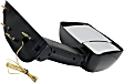 4-bolt mount, Passenger Side Towing Mirror, Manual Adjust, Non-Heated, Manual Folding, Paintable, In-housing Signal Light, No Memory, No Puddle Light, No Auto-Dimming, No Blind Spot Feature