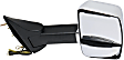 4-bolt mount, Passenger Side Towing Mirror, Manual Adjust, Heated, Manual Folding, Chrome, In-housing Signal Light, No Memory, No Puddle Light, No Auto-Dimming, No Blind Spot Feature