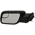 Driver Side Mirror, Power, Power Folding, Heated, Paintable, In-housing Signal Light, No Memory, With Puddle Light, No Auto-Dimming, No Blind Spot Feature